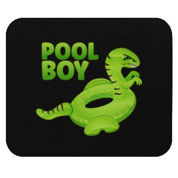Discover Pool Boy Dinosaur Floatie Swimming Pool Mouse Pads
