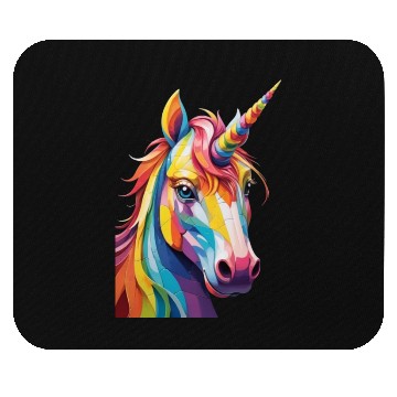 Discover Colorful Rainbow Unicorn Mouse Pads