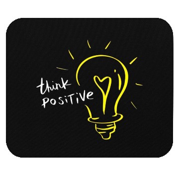 Discover Think Positive Mouse Pads