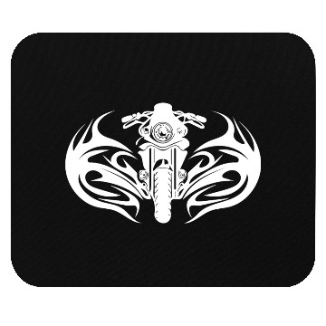 Discover Motorcycle Offroad Tattoo Flames Style Racing Mouse Pads