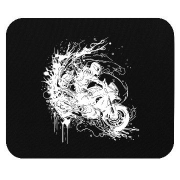 Discover Terrain Wave Motorcycle Sport Motorcycle Splash Mouse Pads