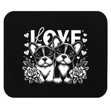 Discover French bulldog puppy’s Mouse Pads