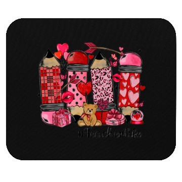 Discover valentines day teacher life Mouse Pads