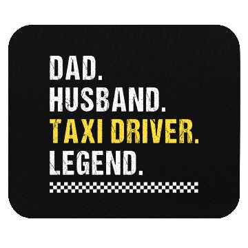 Discover Dad Taxi Driver Mouse Pads