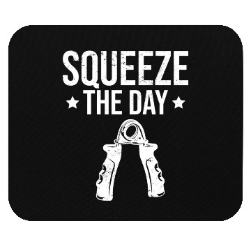 Discover Squeeze The Day Workout Gym Quote Mouse Pads