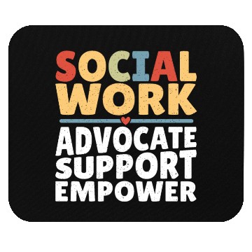 Discover Political Science Social Works LCSW Social Worker Mouse Pads