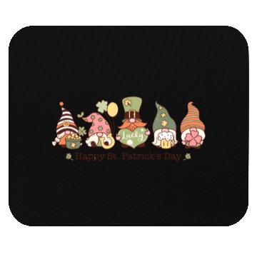 Discover Happy St. Patrick's Day Gnomes Mouse Pads