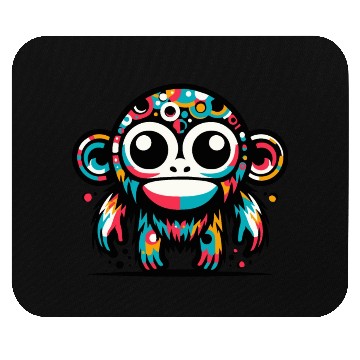 Discover Chromatic Chimp: A Spectrum of Wonder Mouse Pads
