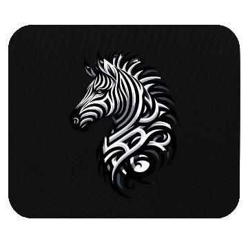 Discover Zebra's Abstract tone Mouse Pads