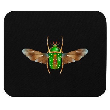 Discover Stephanorrhina guttata-beautiful insect with wings Mouse Pads