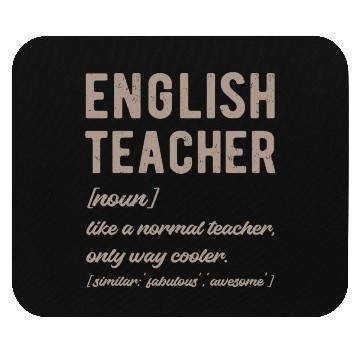 Discover English Teacher Defined - Funny Retro Mouse Pads