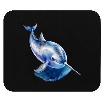Discover Narwhal Whale Mouse Pads