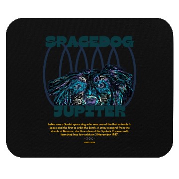 Discover Futuristic Dog Art (Type Writer) Mouse Pads