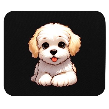 Discover Fluffy Puppy Mouse Pads