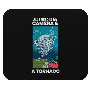Discover Camera & Tornado Videographer Gift Mouse Pads