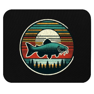 Discover Flathead Catfish Fishing Mouse Pads