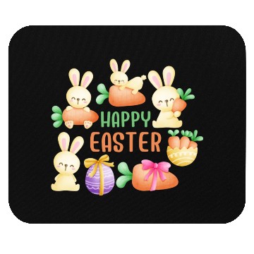 Discover Happy bunny Easter Mouse Pads