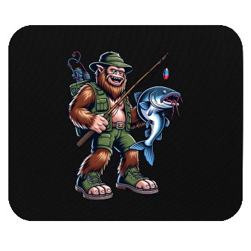 Discover Flathead Catfish Fishing Mouse Pads