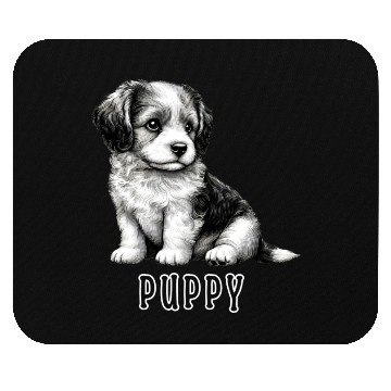 Discover Fluffy Terrier Puppy Mouse Pads