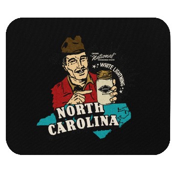 Discover Vintage Raleigh NC Moonshine Mouse Pads