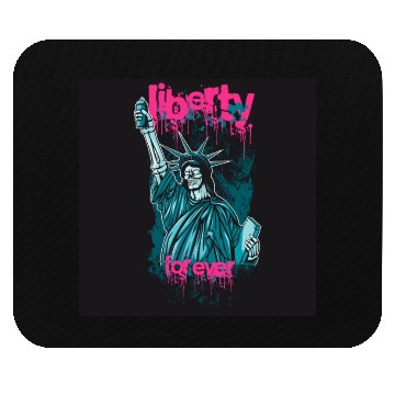 Discover liberty for ever Mouse Pads