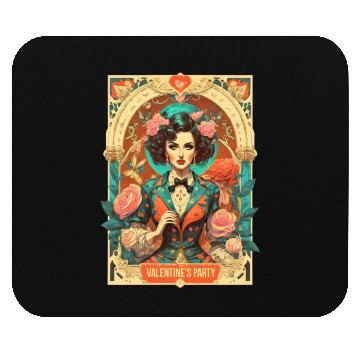 Discover Valentine's Party Mouse Pads