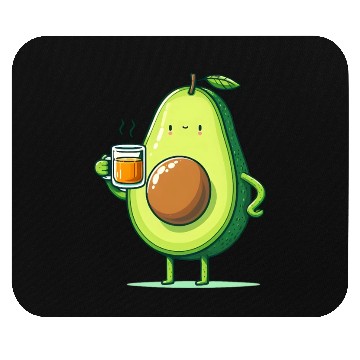 Discover Tea Time Avocado Mouse Pads