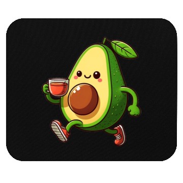 Discover Tea Time Avocado Mouse Pads