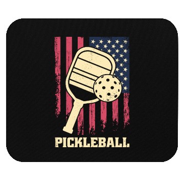 Discover Patriotic Pickleball Passion Mouse Pads