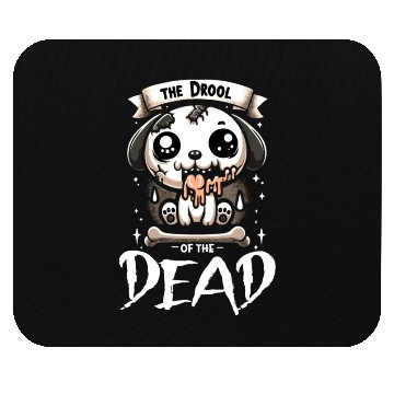 Discover Horror Dog Halloween Spooky Dog Lover Gothic Dog Mouse Pads