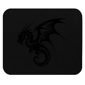Discover Flying Dragon In Tattoo Style Mouse Pads