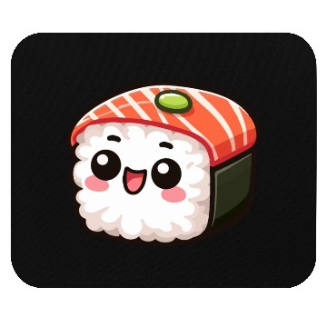 Discover Kawaii Cute Sushi Maki Mouse Pads