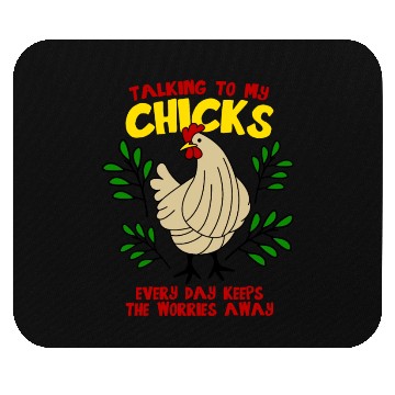 Discover Poultry Chickens Chicken Farmer Mouse Pads