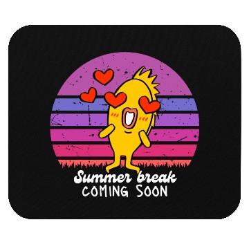 Discover Happy fish Summer break coming soon toddler Mouse Pads