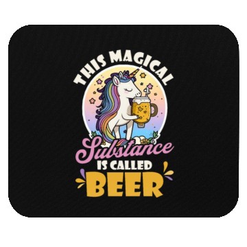 Discover Unicorn Magical Substance Called Beer Mouse Pads