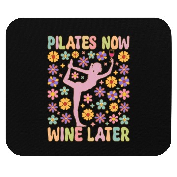 Discover Instructor Yoga Exercise Wine Lover Mouse Pads