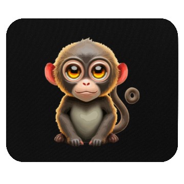 Discover Cute Monkey animal Mouse Pads
