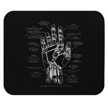 Discover Robotics Robot Hand AI Formula Engineer Programmer Mouse Pads