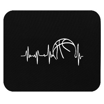 Discover Heartbeat Basketball Mouse Pads