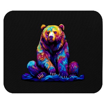 Discover Cool Wilderness Bear Mouse Pads