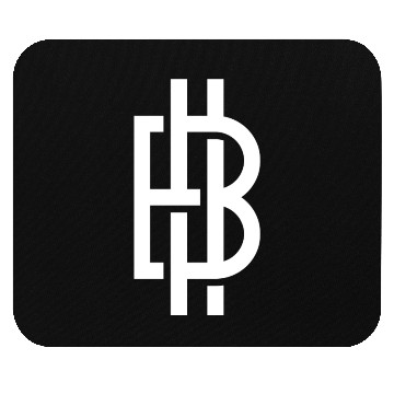 Discover Bitcoin logo White Mouse Pads