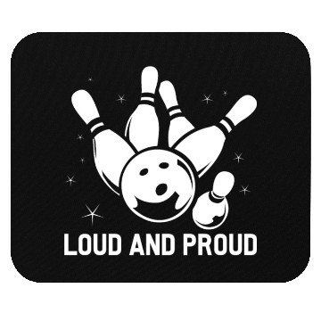 Discover Funny Bowling Lover Bowler Mouse Pads