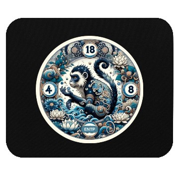 Discover ENTP Water Monkey: The Innovator's Odyssey Mouse Pads