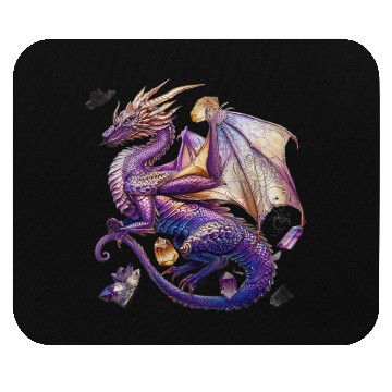 Discover The Jeweled Dragon Mouse Pads