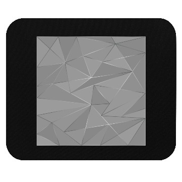 Discover Grey silver low poly abstract background Mouse Pads