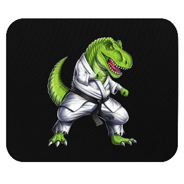 Discover T-Rex Dinosaur Karate Mouse Pads