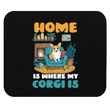 Discover Corgi Mom Dad Home Where Corgi Is Mouse Pads