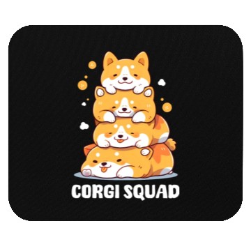 Discover Corgi Mom Dad Corgi Squad Mouse Pads