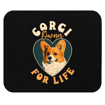 Discover Corgi Mom Dad Corgi Owner For Life Mouse Pads