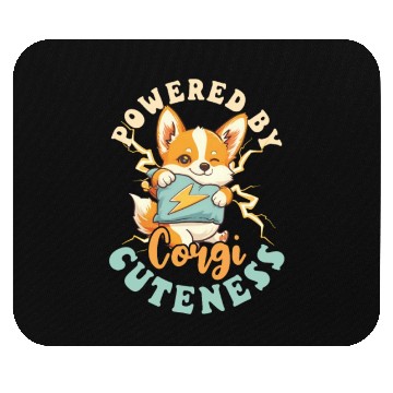 Discover Corgi Mom Dad Powered Corgi Cuteness Mouse Pads